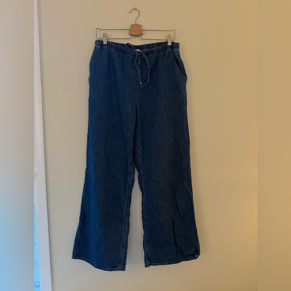 H&M Blue Wide Leg Pants